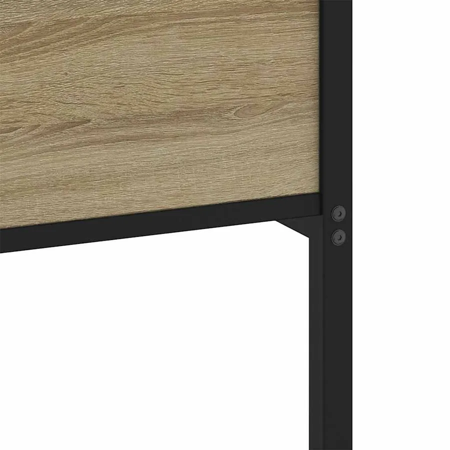 Cadre de lit sans matelas chêne sonoma 80x200 cm - 7