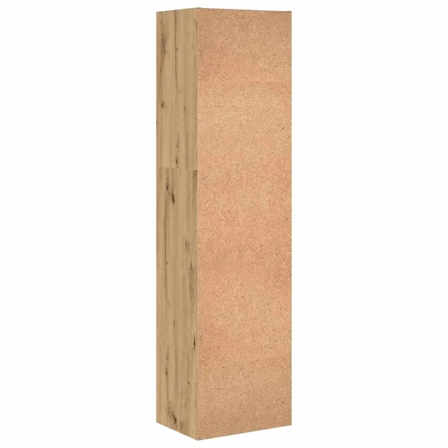 Bibliothèque chêne artisanal 40x30x152 cm bois d'ingénierie - 5