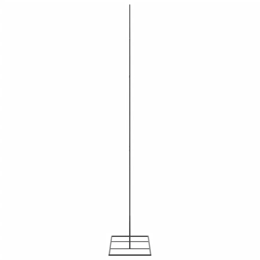 Arbre de Noël en métal pour décoration noir 180 cm - 4