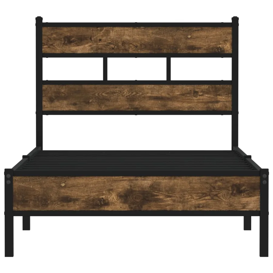 Cadre de lit sans matelas avec tête de lit 80x200 cm - 4