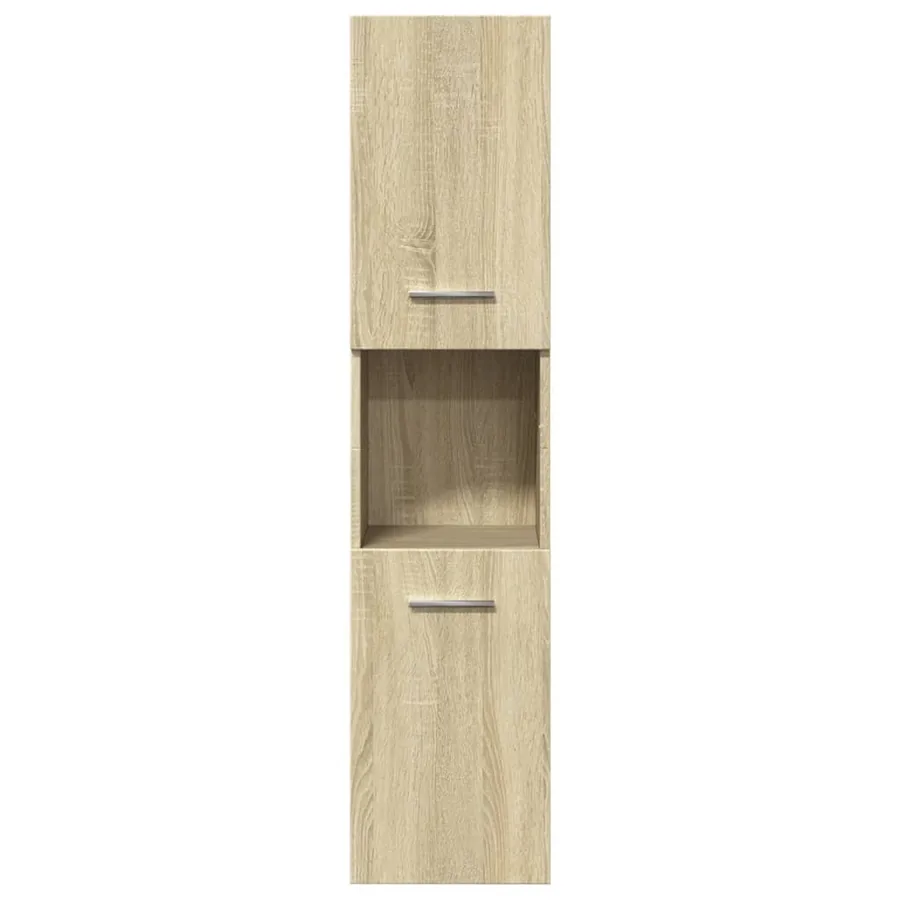 Ensemble de meubles de salle de bain 5 pcs chêne sonoma - 7
