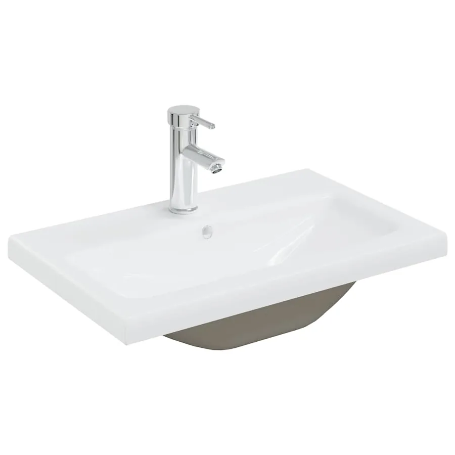 Ensemble de meubles de salle de bain 4 pcs chêne sonoma - 7