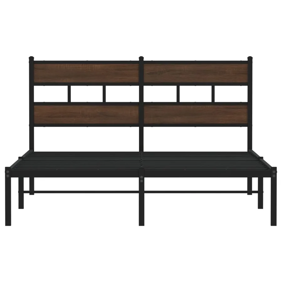 Cadre de lit sans matelas avec tête de lit 140x190 cm - 4