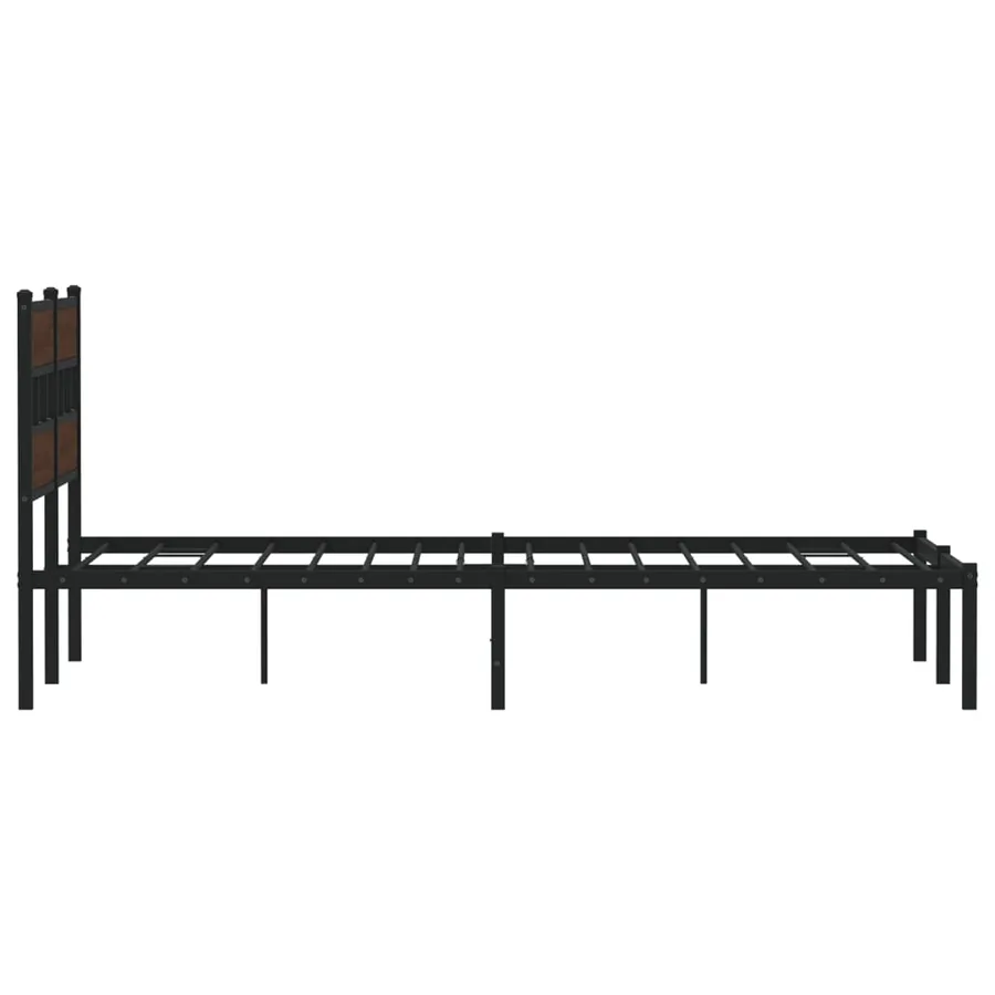 Cadre de lit sans matelas avec tête de lit 140x190 cm - 5