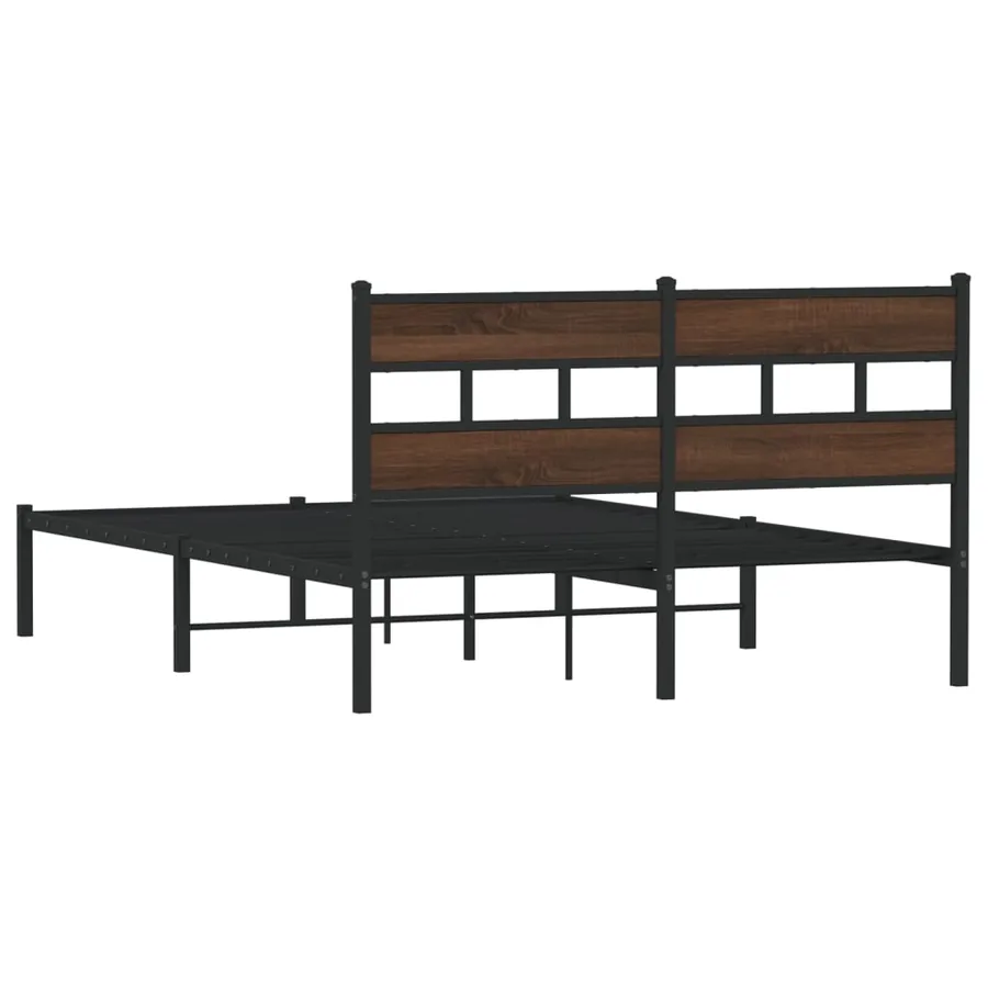 Cadre de lit sans matelas avec tête de lit 140x190 cm - 6