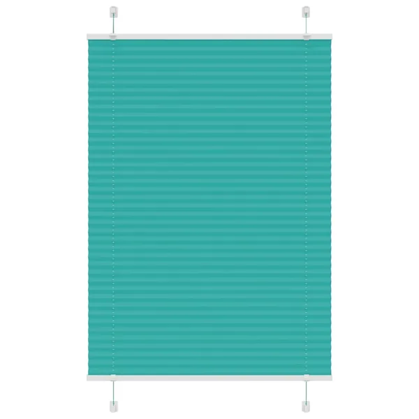 Store plissé vert pétrole 85x150 cm largeur du tissu 84,4 cm