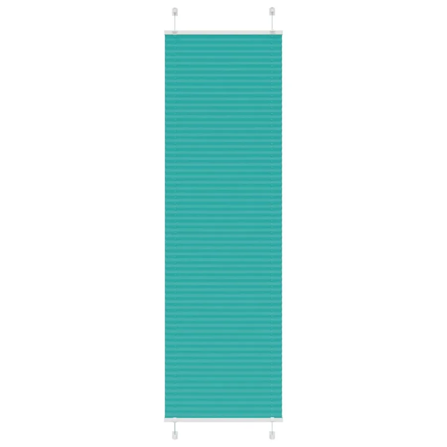 Store plissé vert pétrole 60x200 cm largeur du tissu 59,4 cm
