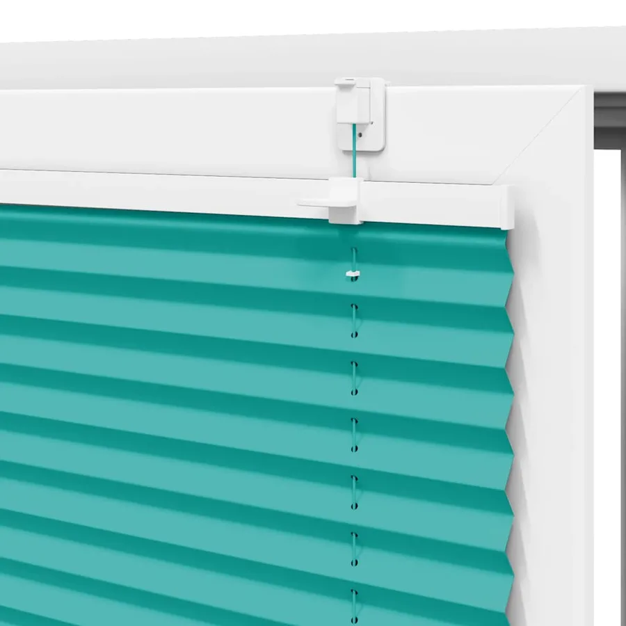 Store plissé vert pétrole 60x200 cm largeur du tissu 59,4 cm - 9