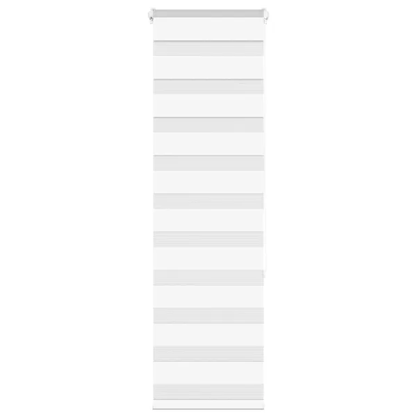 Store zèbre blanc 50x150 cm largeur du tissu 45,9 cm polyester