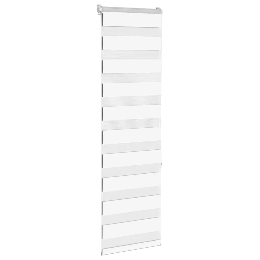 Store zèbre blanc 50x150 cm largeur du tissu 45,9 cm polyester - 3