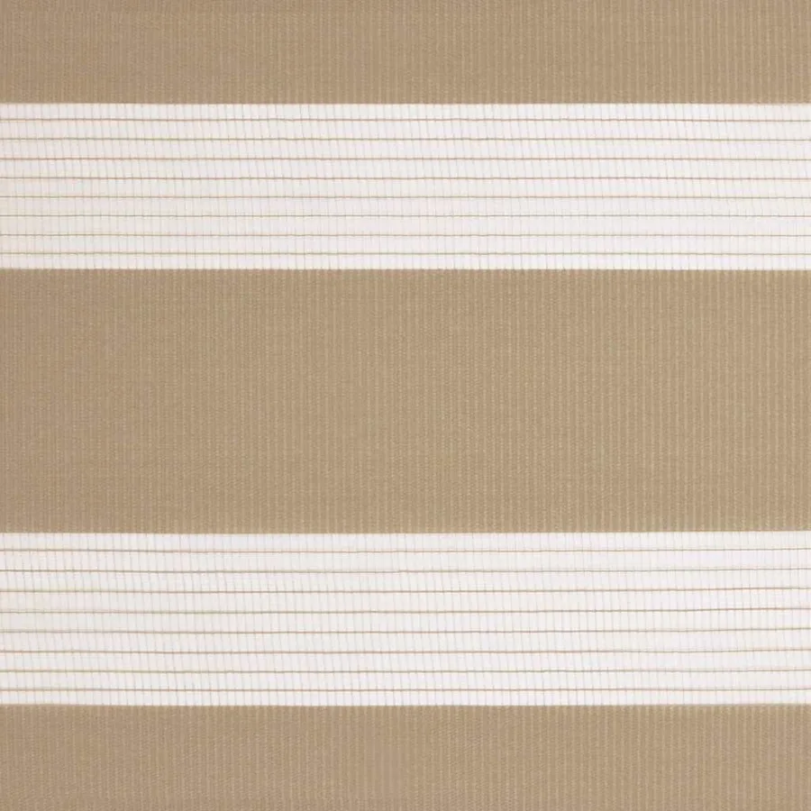 Store zèbre marron sable largeur du tissu 60,9 cm polyester - 15