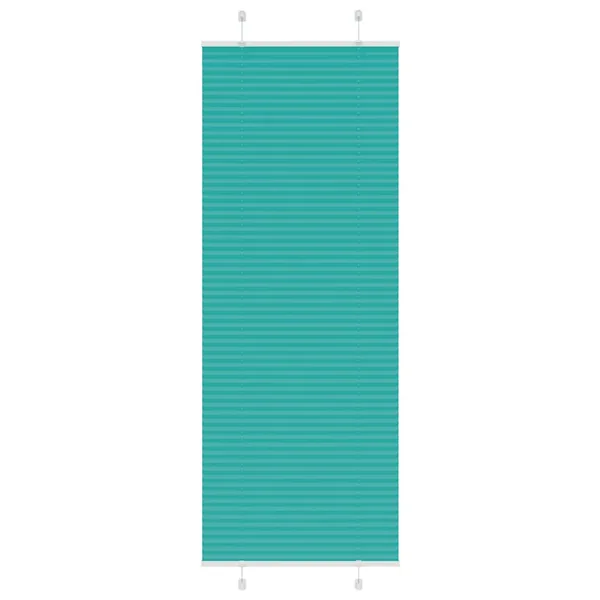 Store plissé vert pétrole 80x200 cm largeur du tissu 79,4 cm
