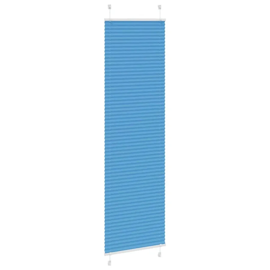Store plissé bleu 65x200 cm largeur du tissu 64,4 cm polyester - 3