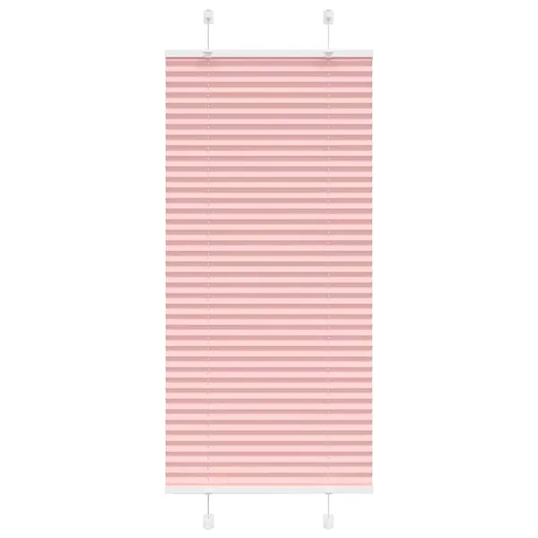 Store plissé rose 60x100 cm largeur du tissu 59,4 cm polyester