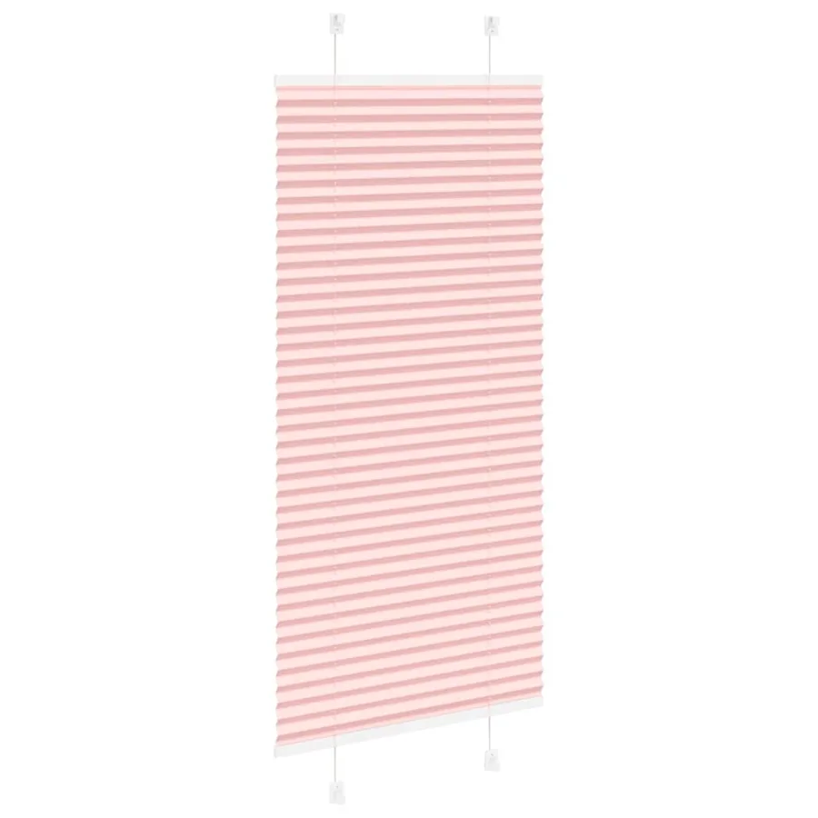 Store plissé rose 60x100 cm largeur du tissu 59,4 cm polyester - 4