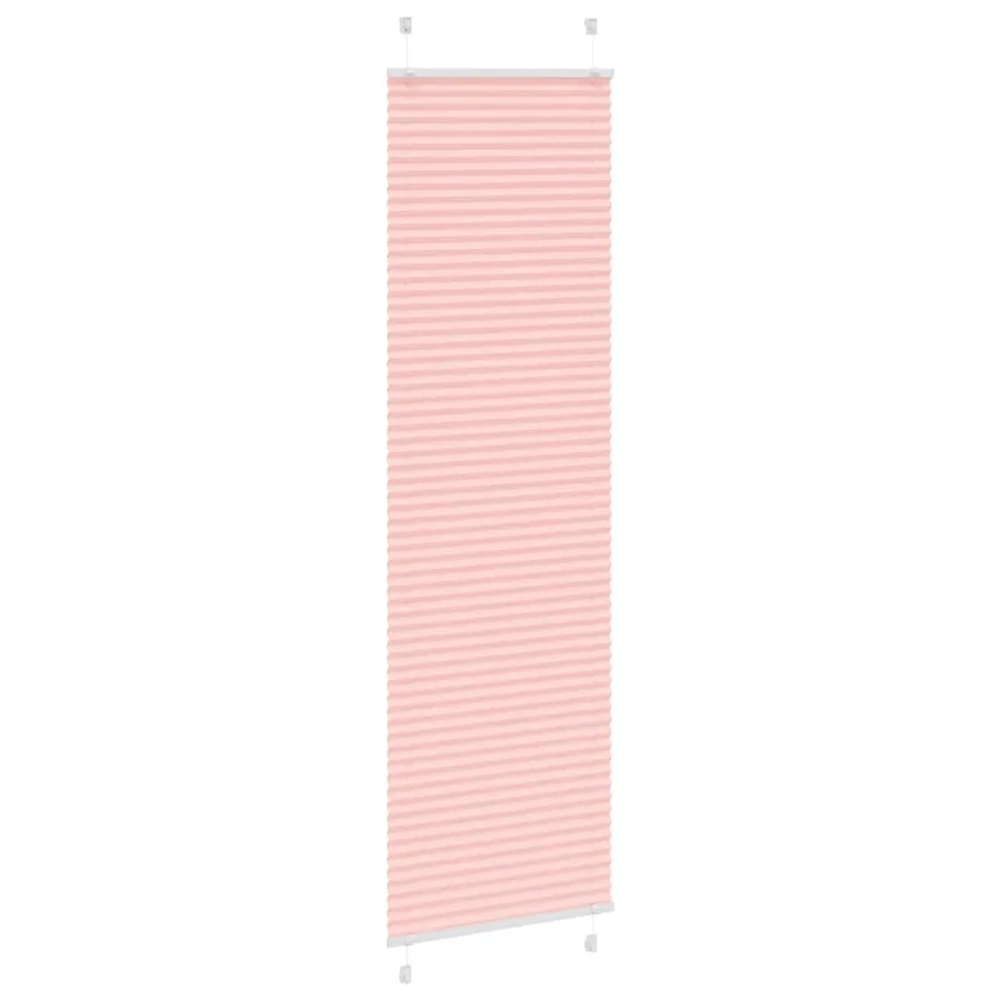 Store plissé rose 60x200 cm largeur du tissu 59,4 cm polyester - 3