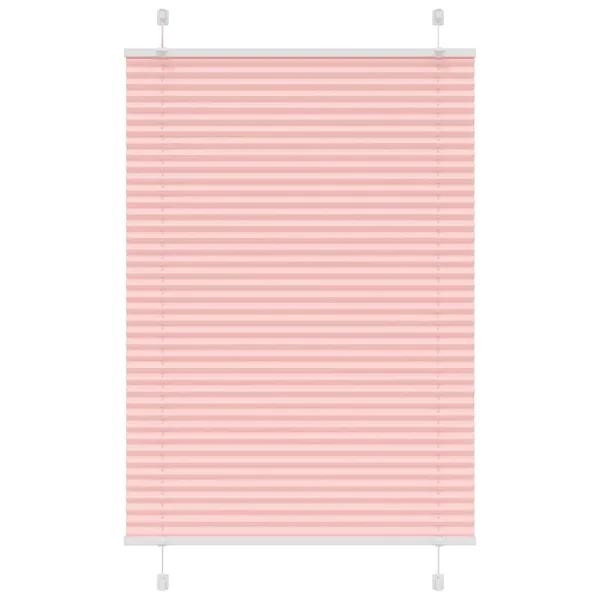 Store plissé rose 90x100 cm largeur du tissu 89,4 cm polyester