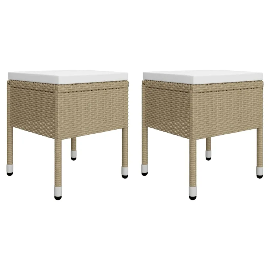 Ensemble à manger de jardin 5 pcs Beige - 7