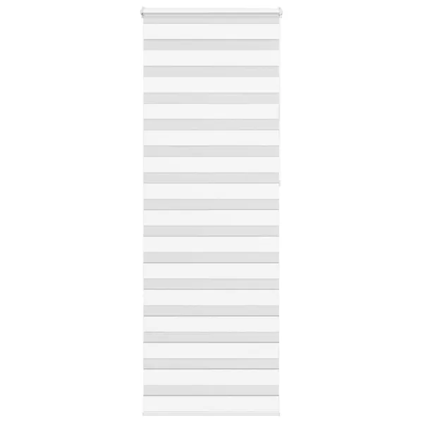 Store zèbre blanc 70x230 cm largeur du tissu 65,9 cm polyester