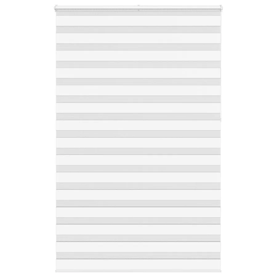 Store zèbre blanc 140x230 cm largeur du tissu 135,9cm polyester