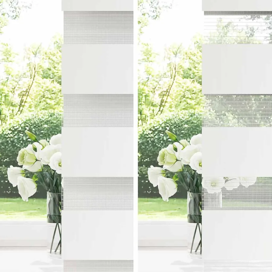 Store zèbre beige marbré largeur du tissu 120,9 cm polyester - 8