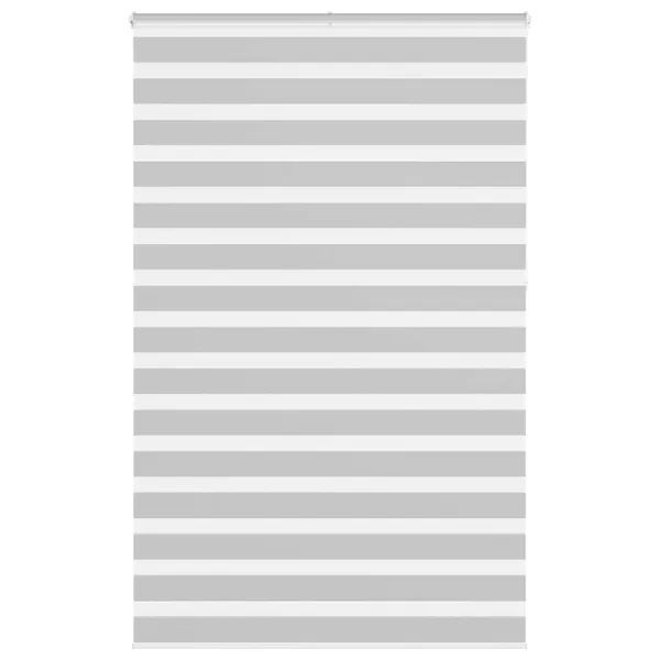 Store zèbre gris clair largeur du tissu 140,9 cm polyester