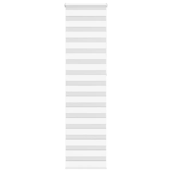 Store zèbre blanc 55x230 cm largeur du tissu 50,9 cm polyester