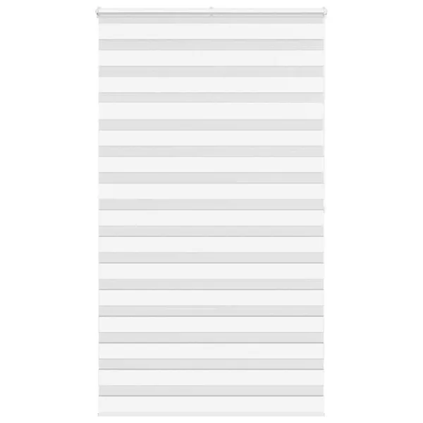 Store zèbre blanc 120x200 cm largeur du tissu 115,9cm polyester