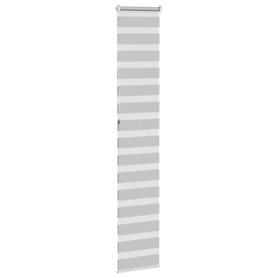 Store zèbre gris clair largeur du tissu 35,9 cm polyester - 4