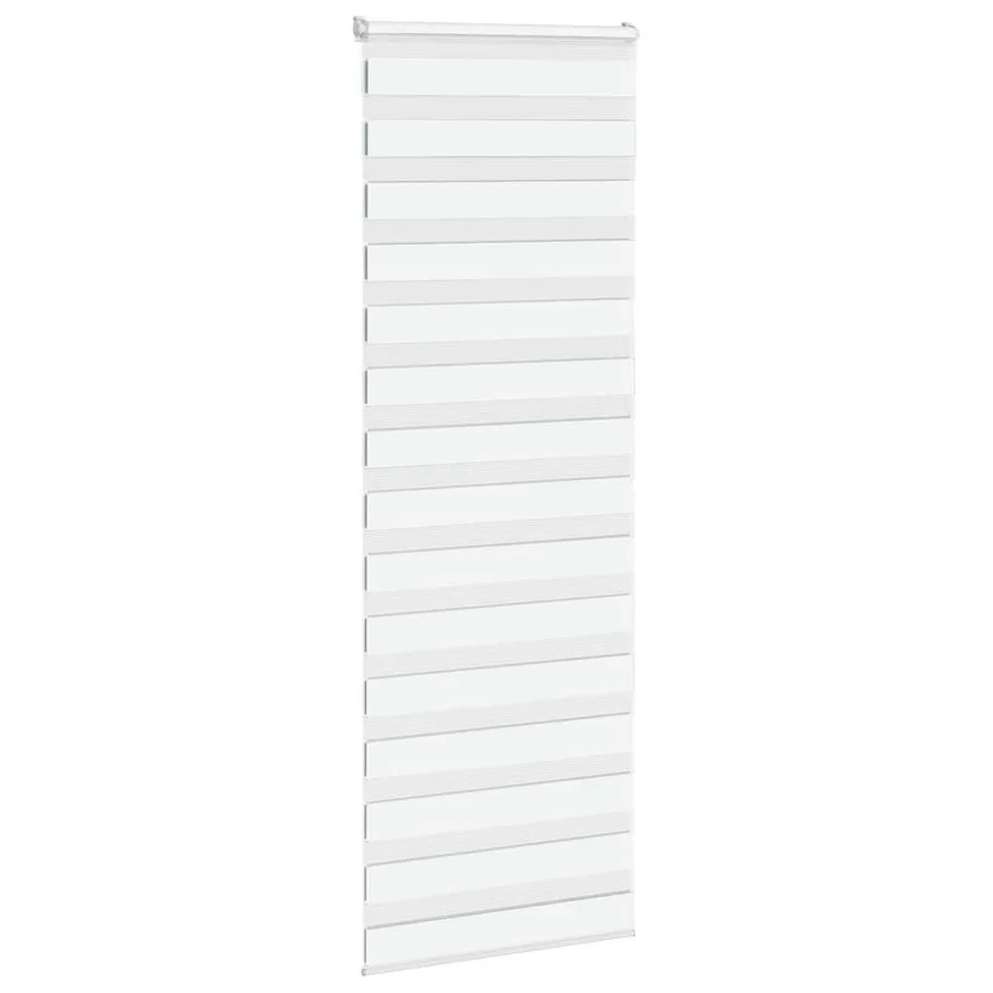 Store zèbre blanc 90x200 cm largeur du tissu 85,9 cm polyester - 3