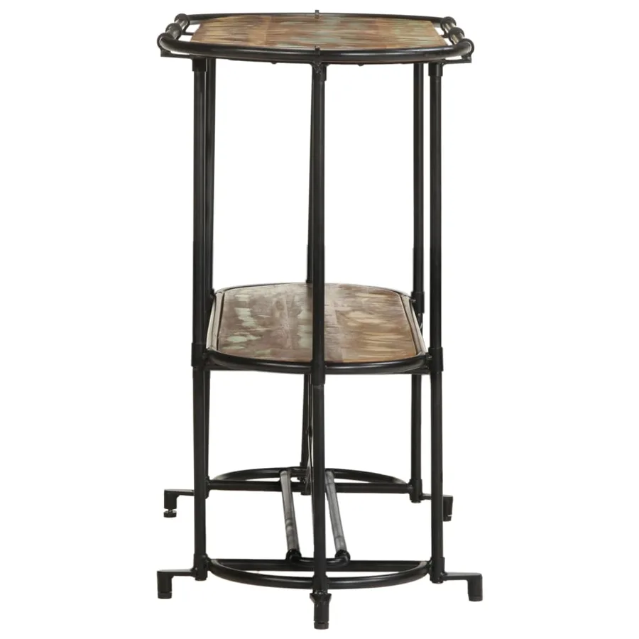 Table console 110x42x76 cm bois massif de récupération - 5