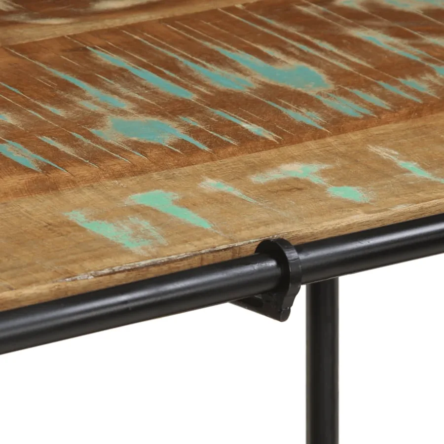 Table console 110x42x76 cm bois massif de récupération - 7