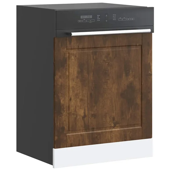 Panneau de lave-vaisselle Porto chêne fumé 60x1,5x57 cm