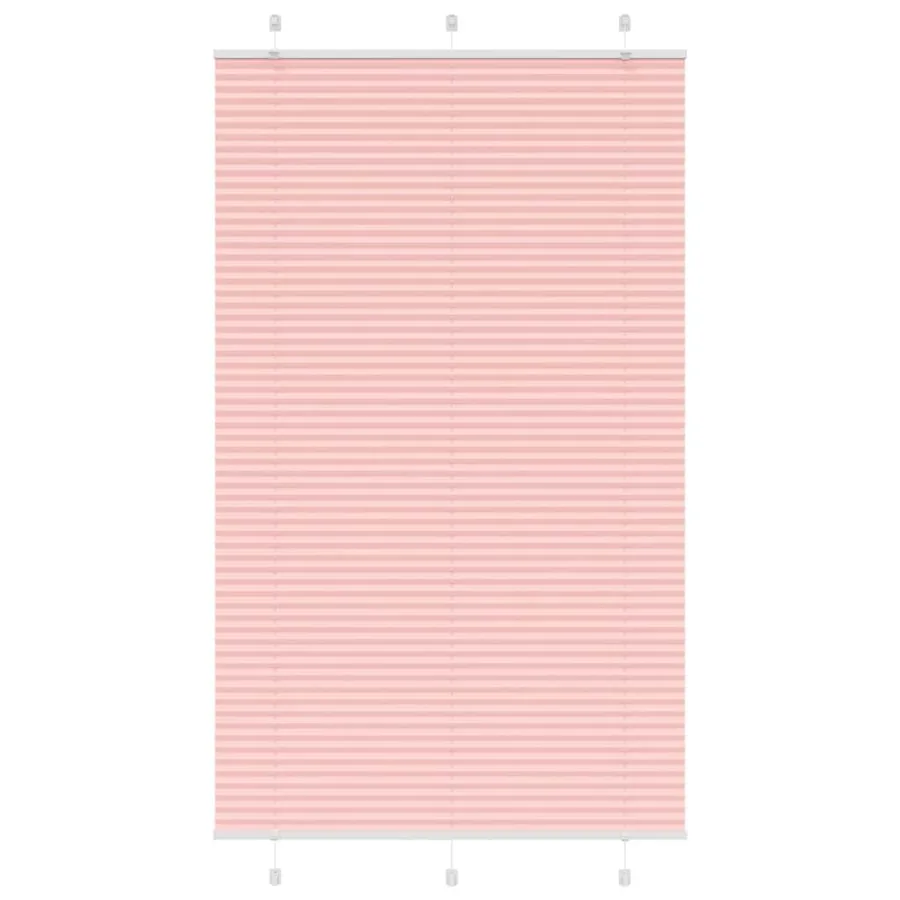 Store plissé rose 120x200 cm largeur du tissu 119,4cm polyester