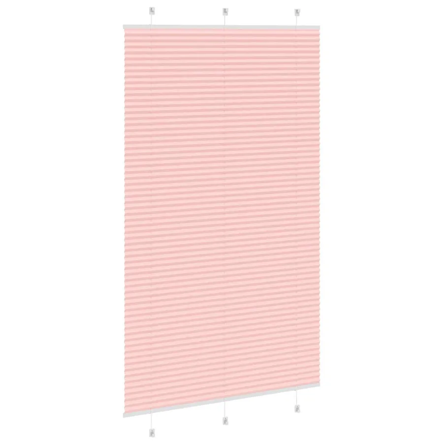 Store plissé rose 120x200 cm largeur du tissu 119,4cm polyester - 4
