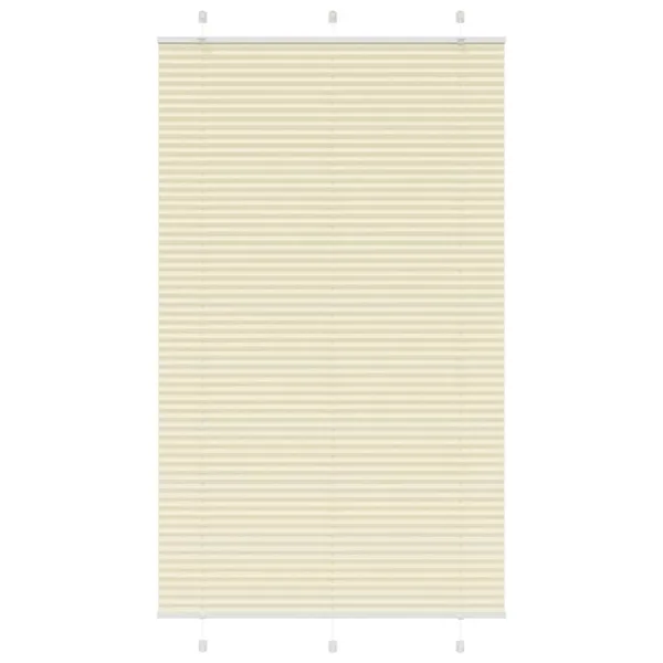 Store plissé crème 110x200cm largeur du tissu 109,4cm polyester