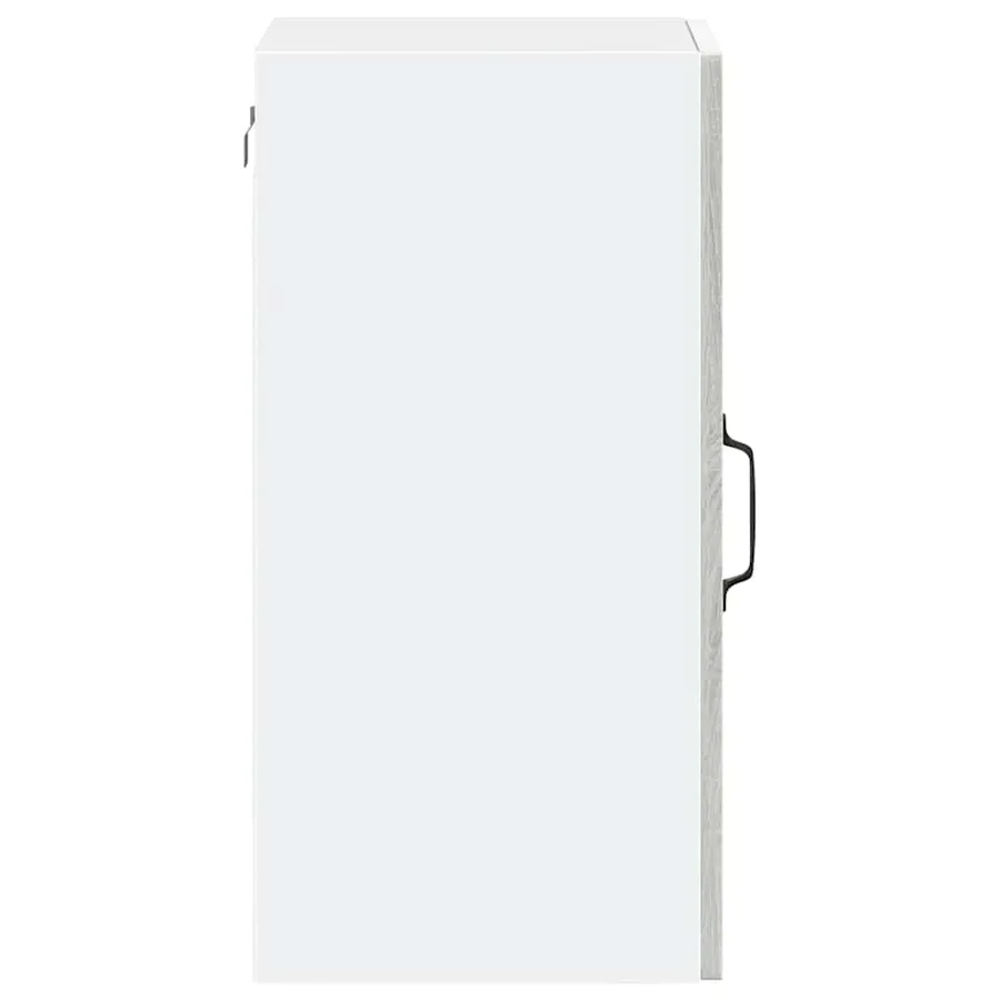 Armoire murale de cuisine avec porte en verre Porto sonoma gris - 7