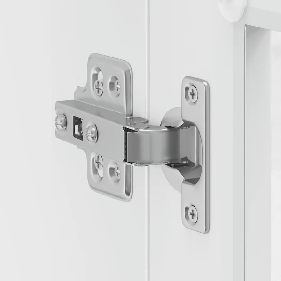 Armoire murale de cuisine avec porte en verre Porto blanc - 11