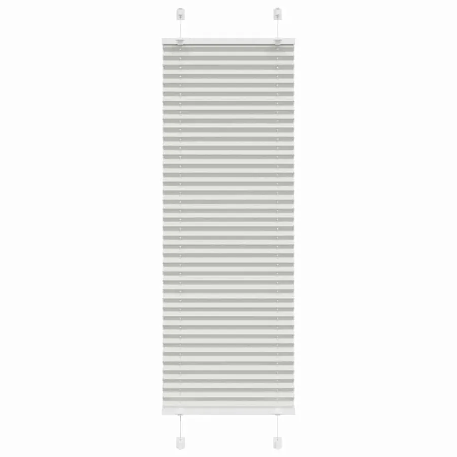 Store plissé gris clair 50x100 cm largeur du tissu 49,4 cm
