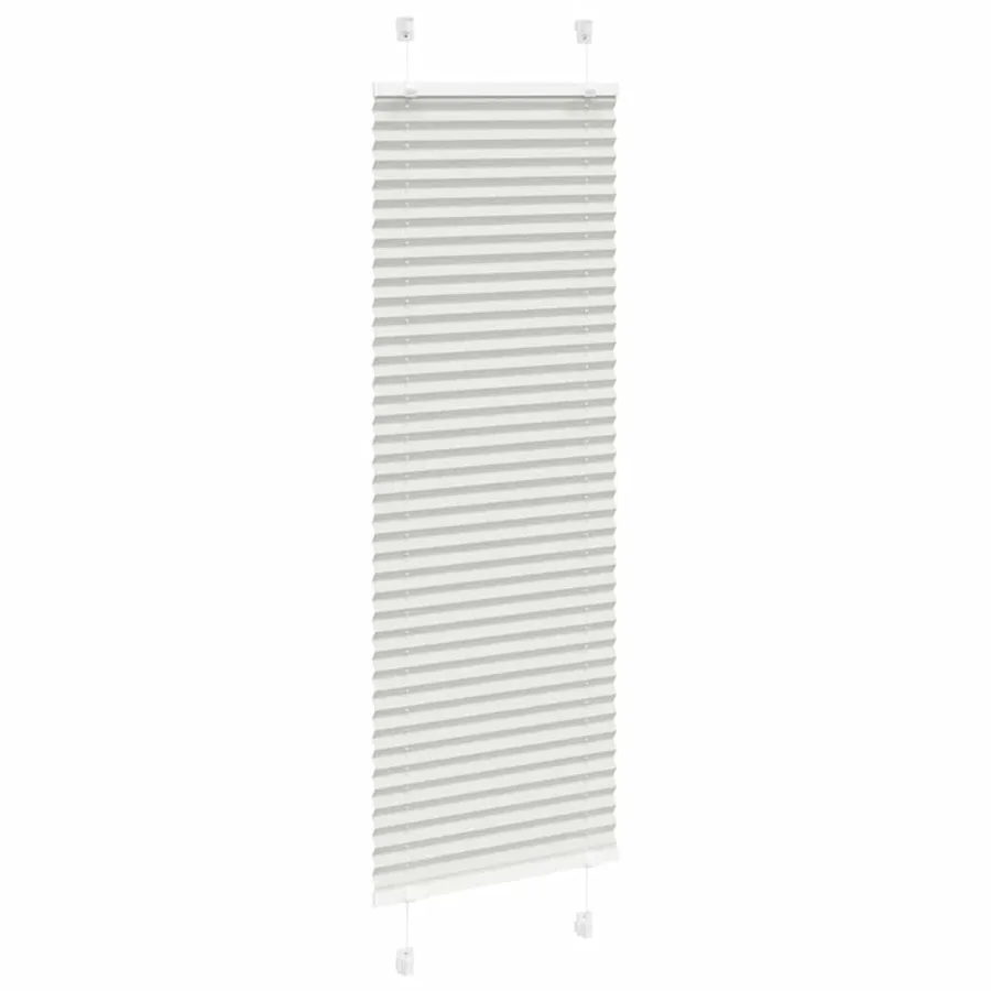 Store plissé gris clair 50x100 cm largeur du tissu 49,4 cm - 3