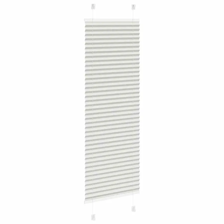Store plissé gris clair 50x100 cm largeur du tissu 49,4 cm - 4