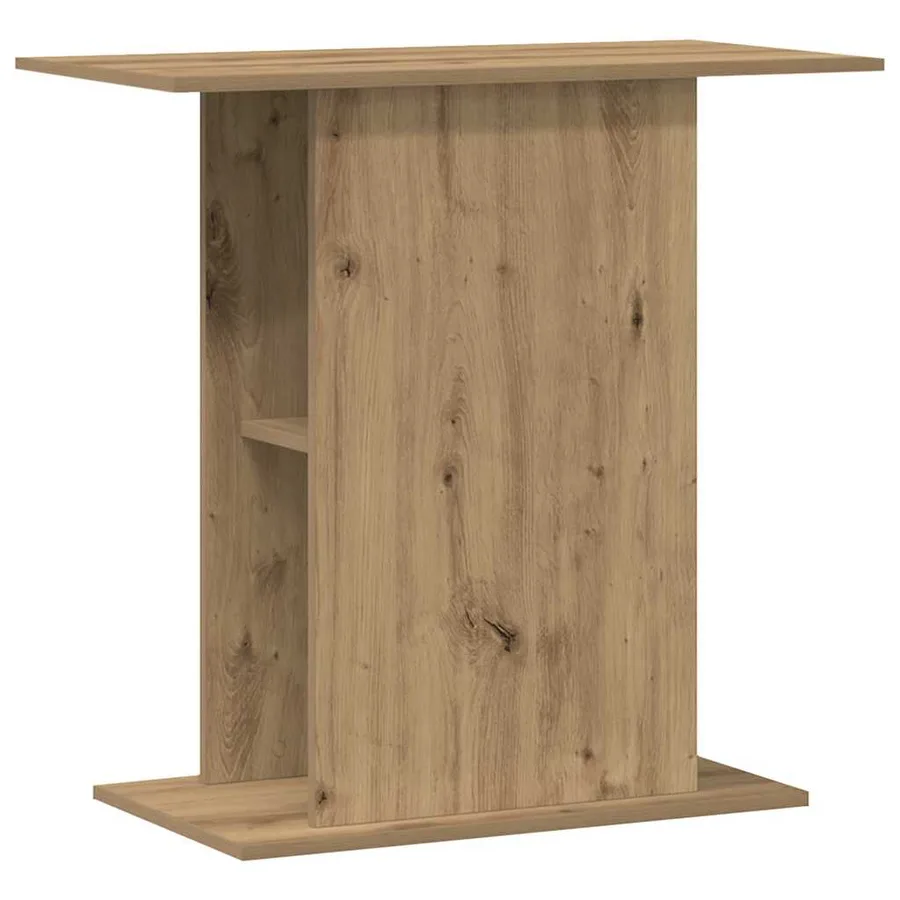 Support d'aquarium Chêne artisanal 36x75x72,5 cm Bois d'ingénierie - 2