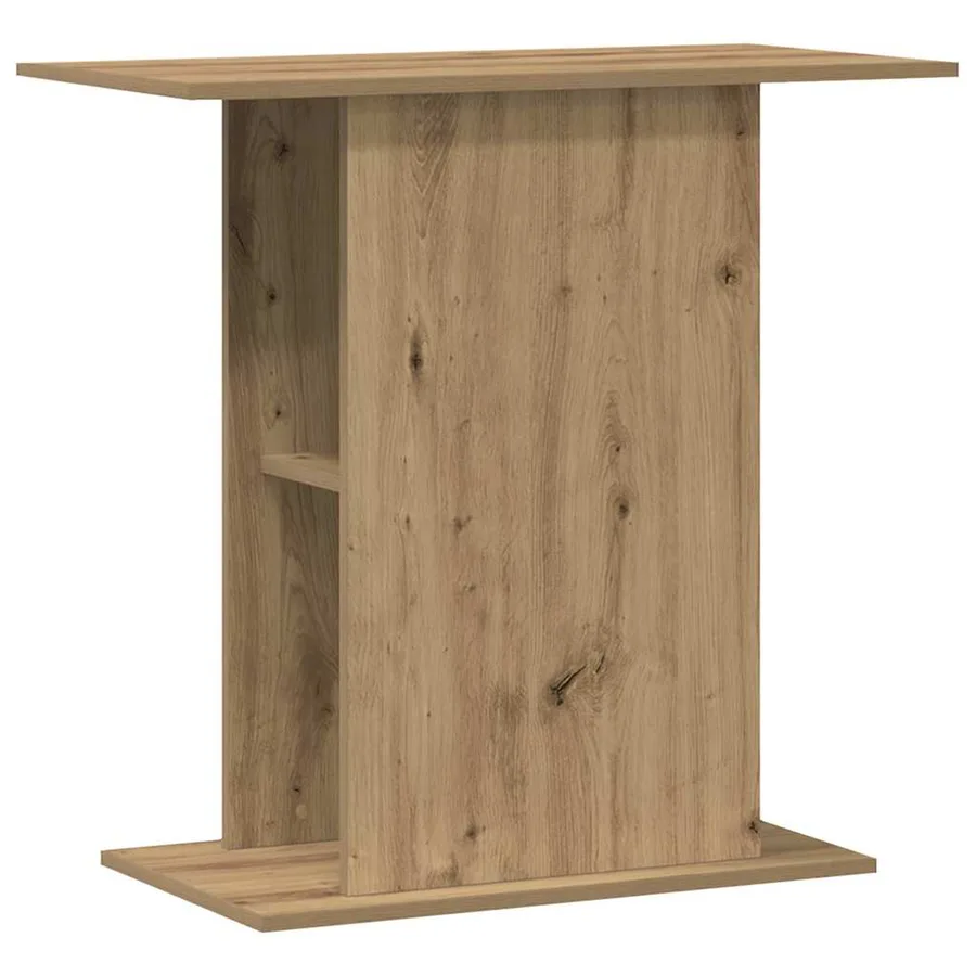 Support d'aquarium Chêne artisanal 36x75x72,5 cm Bois d'ingénierie - 6