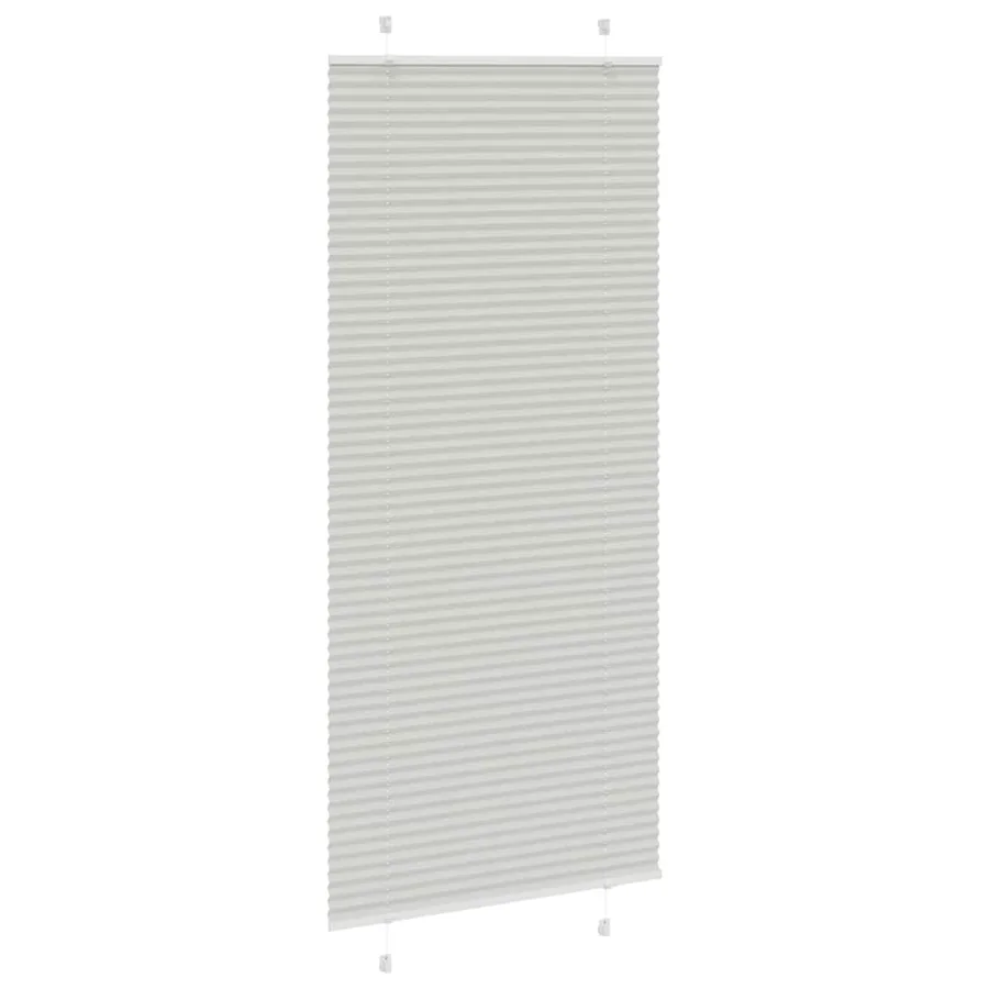 Store plissé gris clair 90x200 cm largeur du tissu 89,4 cm - 3