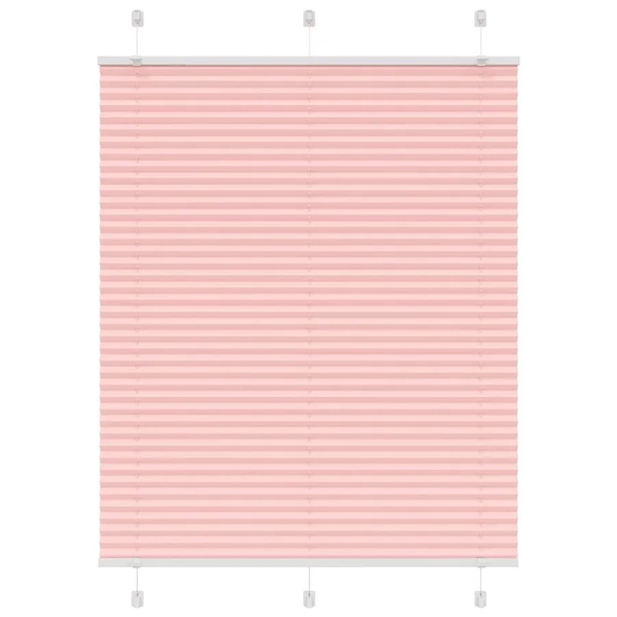 Store plissé rose 110x150 cm largeur du tissu 109,4cm polyester