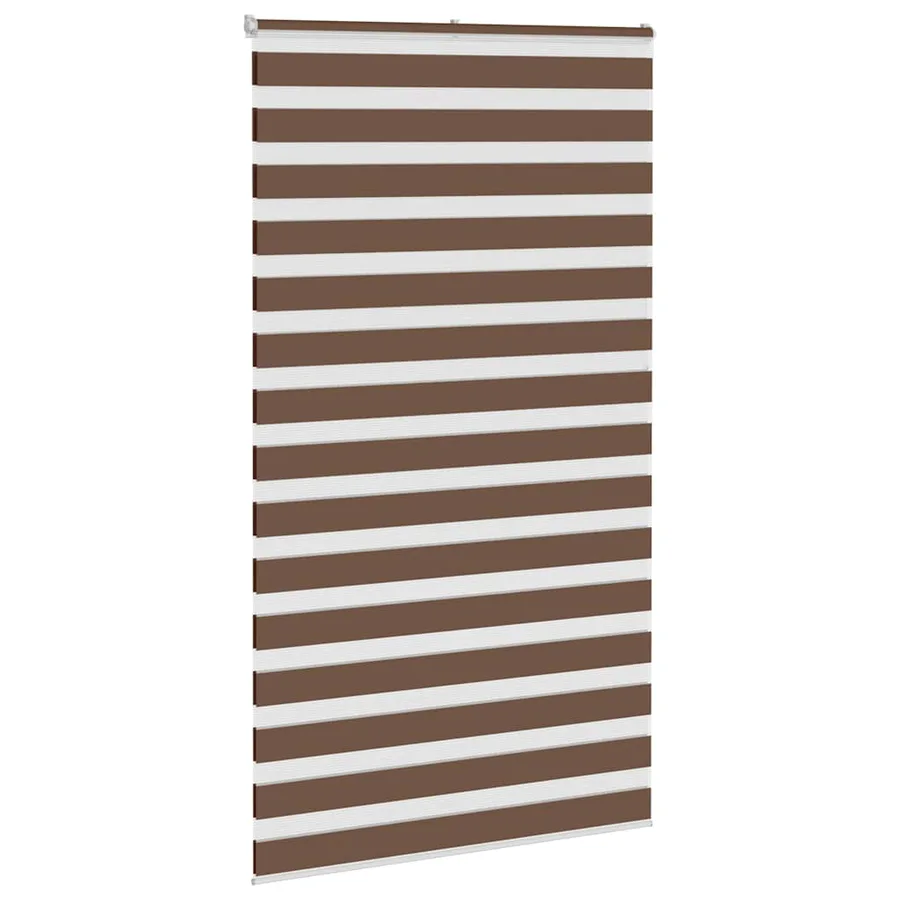 Store zèbre marron 125x200cm largeur du tissu 120,9cm polyester - 3
