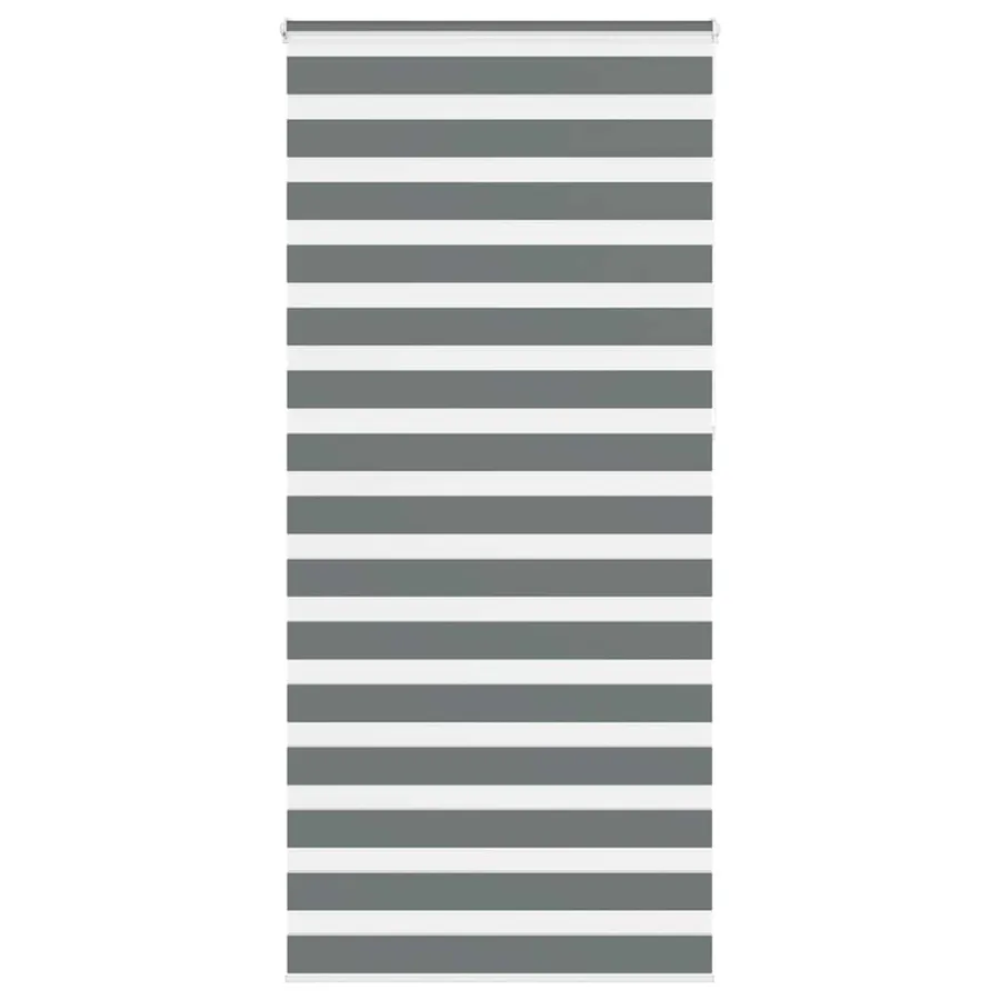 Store zèbre gris foncé largeur du tissu 110,9 cm polyester