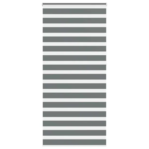 Store zèbre gris foncé largeur du tissu 110,9 cm polyester