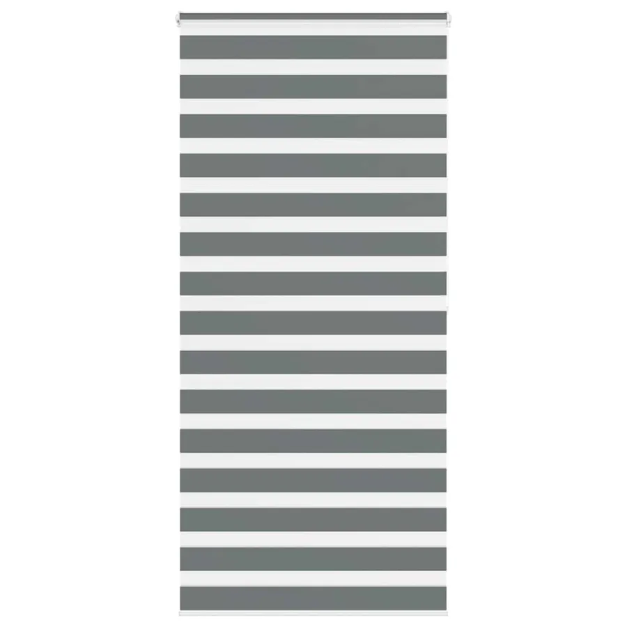 Store zèbre gris foncé largeur du tissu 105,9 cm polyester