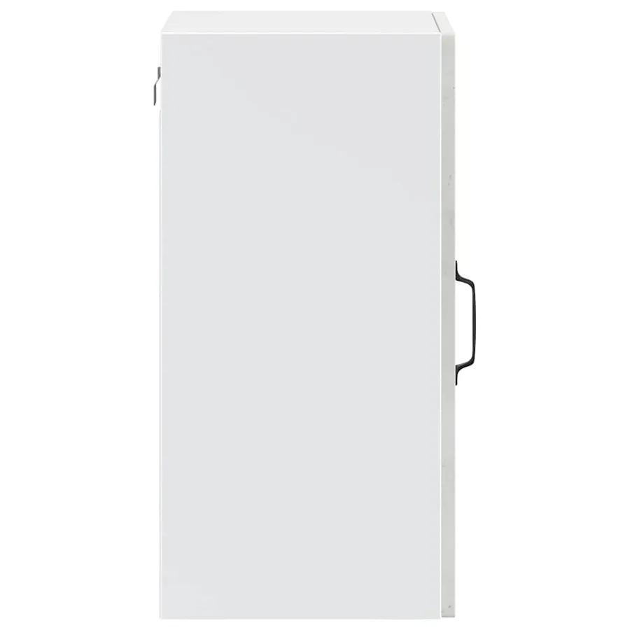 Armoire murale de cuisine avec porte en verre Porto gris béton - 8